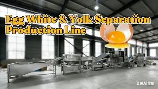 How Does an Automatic Egg Breaking Line Work? Perfect Egg White Yolk Separation！