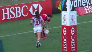 HIGHLIGHTS: Scorching tries at Sydney Sevens day two