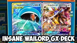 Insane Way to Play Wailord & Magikarp GX! Solgaleo/Quagsire INVINCIBLE Build! Standard Format PTCGO