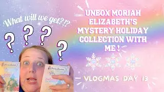 HOLIDAY MYSTERY BOX BY MORIAH ELIZABETH UNBOXING &mdash; Vlogmas Day 13
