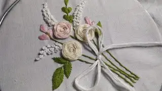 Gorgeous flower embroidery design#trending#viral#embroidery#2026/