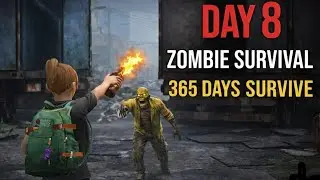 DAY 8 😨 Zombie Attack Continues | 365 Days Survival Challenge