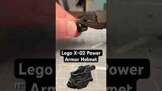 Attempting A PERFECT Lego Fallout X-02 Power Armor Helmet #lego #fallout