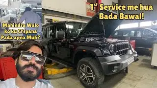 Vlog - 4 | Mahindra Thar Roxx First Service | Thar Roxx Service Cost | Xplorewithvarun