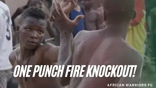 One Punch Fire Knockout | Gwan Gwan Vs Yarbiyat| African Warriors Fighting Championship