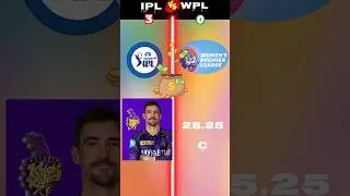 IPL Vs WPL ⁉️⁉️//#comparison #ipl2024 #wpl @JJ.Ki.FACT.
