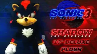 NEW Sonic the Hedgehog 3 13&rdquo; SHADOW DELUXE PLUSH REVIEW!!