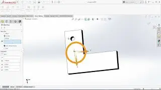 Solidworks- How to move face or feature on imported part #shorts