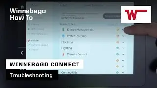 Winnebago Connect: Troubleshooting