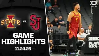 #15 Iowa State vs. #14 St. John's Game Highlights | 2025-26 Big 12 Men’s Basketball