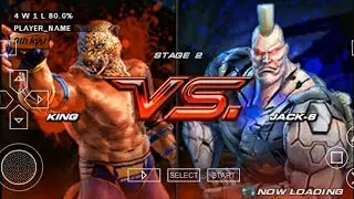 King Power full attacks and moves | Takken 6 ( Android device PPSSPP)