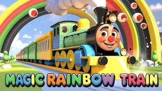The Magic Rainbow Train 🚂🌈 | Learn Colors for Kids | Toddler Learning Video | JK Little Learners