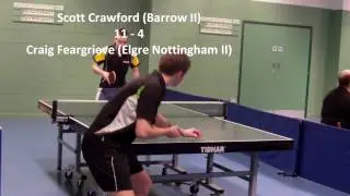 Scott Crawford vs Craig Feargrieve  (British League Table Tennis 2010)