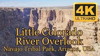 Little Colorado River Overlook, Navajo Tribal Park, Arizona, USA 4K (UHD)