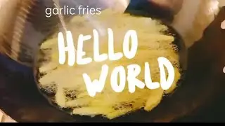 How to make garlic fries at home || delicious fires recipe || Fires with butter and garlic #fries