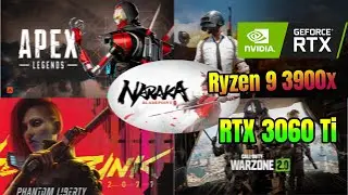 RTX 3060 Ti + RYZEN 9 3900X |  ULTRA GAMING AT 1080p IN 2023