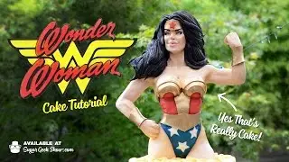 Wonder Woman Cake Tutorial