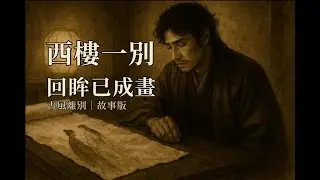 趙兮月《西樓別序(2025版)》｜墨落閣樓雨（水墨古風電影感故事版）｜繁簡字幕｜動態歌詞