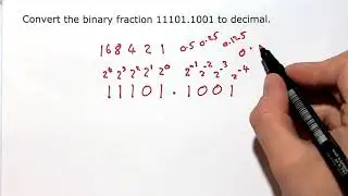 Convert Binary Fraction to Decimal