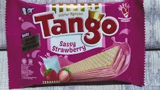 TANGO WAFER Sassy Strawberry Flavor | The next popular Indonesian snack part. 25 | ASMR