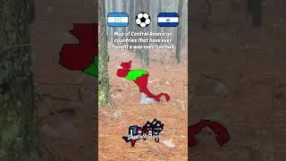 Map Of Central American Countries That Have Gone To War Over Football #geography #maps #mapping