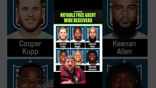 Notable NFL, wide receiver, free agents ￼