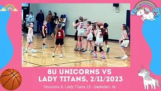 8u Unicorns vs Lady Titans, 2/11/12023