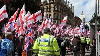 Britain First March Turns Chaotic 