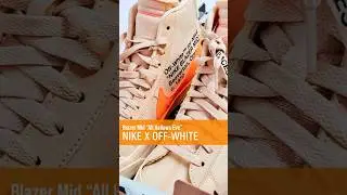 Идеально на лето: ярко-оранжевые кроссовки Nike x Off-White Blazer 