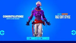 How To Unlock RAZ Master Edit Style IN Fortnite!!! (RAZ Master Style)