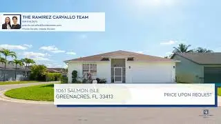 Home for Sale in Greenacres - 1061 Salmon Isle, Greenacres, FL 33413 - Normandy Isles
