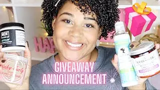 NATURAL/CURLY HAIR PRODUCT JUNKIE GIVEAWAY WINNER ANNOUNCEMENT!!