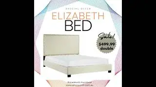 ELIZABETH DOUBLE  BED FRAME- FOR SALE!! BUY YOURS NOW!!