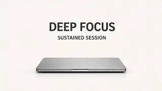 90-Minute Deep Focus - Sustained Work Session | Lock In Music