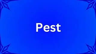 Pest Pronunciation (American English 🇺🇲)