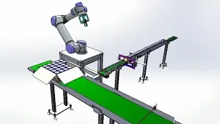 Solidworks Animation | Product Transfer with Co-Bot