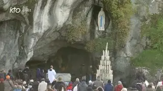 Chapelet du 1er janvier 2026 à Lourdes