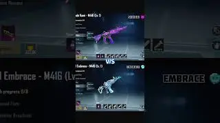 Which One Is Best Skin😱#m416glacier  #bgmi #m416shinobikami #tidalembrace #guncomparison