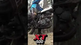 Motorcycle kickback xt500 #shorts