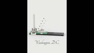 Washington, D.C. Skyline Brick Architecture #moc #lego #architecture #washington #skyline #usa