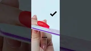 How to use a nail file? 💅 #bqan #nails #nailart #nailtutorial #nailtech  #nailtipsforbeginners
