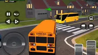 School Bus Simulator Driving Game - Car Game Android Gameplay 