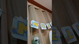 DIY Name Banner #diy #toystory #theme #woody #buzzlightyear #disney #birthday #banner #diycrafts
