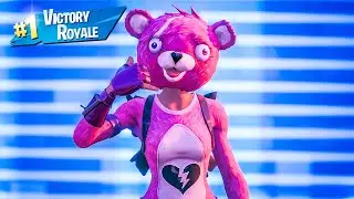 Cuddle Team Leader Skin Solo Win Full Gameplay Fortnite Chapter 2 Season 2 No Commentary PS4 Console