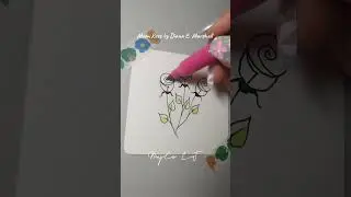 Tangle pattern Moonrose
