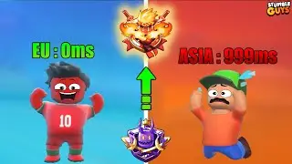 Я играл на КАЖДОМ сервере, пока не стал ЧЕМПИОНОМ в Stumble Guys.