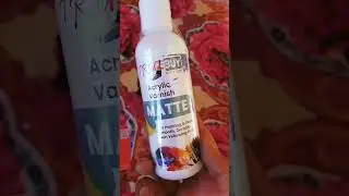 Acrylic Varnish use #shorts #ytshorts #varnish