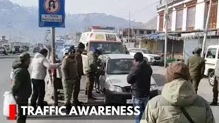 Leh: Traffic Awareness Programmes Organised