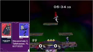 WevansGate 5 8/27/25 - RR - Devin1300 (Marth) Vs. JigChu (Sheik)