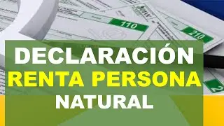 Cu&aacute;les personas naturales utilizan formulario 110 para declaraci&oacute;n de renta?